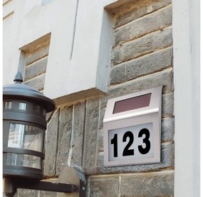 Verk 01504 Solárne osvetlenie domového čísla 18 x 20 cm