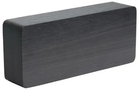 Budík Tube čierny 21 × 9 × 4,5 cm