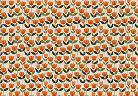 Fototapeta - Vzor s tulipánmi (147x102 cm)