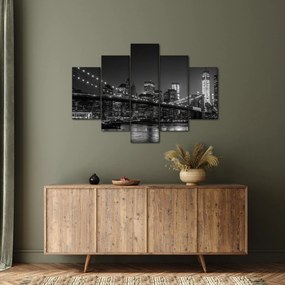 Obraz Brooklyn mosta v New Yorku (150x105 cm)