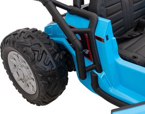 Ramiz Detská pretekárska bugina na batérie 5 Modrá + motory 2x200W + diaľkové ovládanie + zvuková LED dióda + pomalý štart