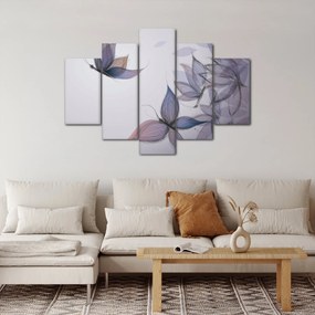 Obraz - Kreslené motýle (150x105 cm)