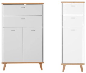 Livarno home Skrinka do kúpeľne Corfu, 60 x 96 x 28 cm + Skrinka do kúpeľne Corfu, 32 x 96 x 28 cm  (800008576)