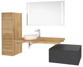 Mereo Mereo, Umývadlo na dosku bez prepadu, 355x120 mm, okrúhle, keramické - pre zaslanie balíkom, MER-UC363612CP