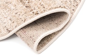 Koberec kruh T006A CREAM SARI KOŁO 3UX Veľkosť: 130x130cm