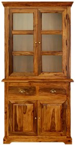 furniture-nabytek.cz - Vitrína masíva z dreva palisander 100x200x45