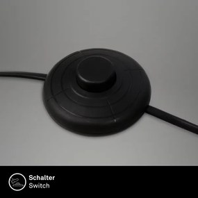 Brilo - Stojacia lampa 1xE27/10W/230V čierna