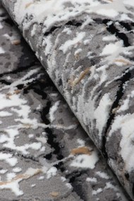 Koberec Tender 25226A VELVET čierny / svetlosivý