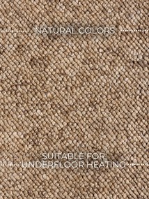 ELLE Decoration, Kusový koberec Wolly Ultra 106227 Caramel z kolekcie Elle, 200x290, hnedá, obývacia izba