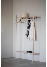 Predsieňová zostava z dubového dreva v prírodnej farbe Milford - Rowico