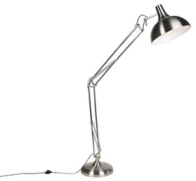 Inteligentná stojaca lampa oceľ vrátane Wifi A60 - Hobby