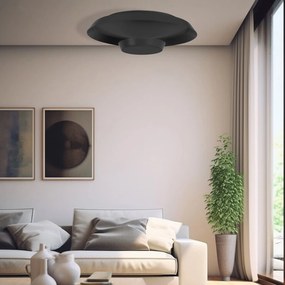 Toolight Toolight, LED stropné svietidlo 40cm, 14W, APP1461, čierna, OSW-04189