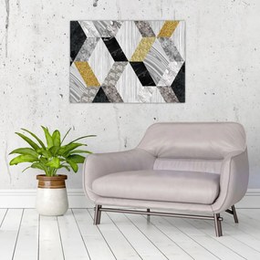 Sklenený obraz - Textúrovaný dekor (70x50 cm)