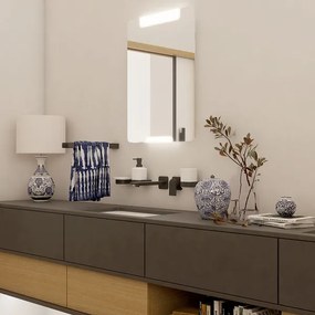 NIMCO NKC set-31K-T-90-Dávkovač mydla, stojan na kefky a nástenný háčik NIKAU