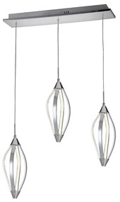 LUXERA 61306 - LED Luster na lanku SAKURA 3xLED/13,2W/230V