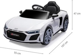 Elektrické autíčko Audi R8 Spyder biele