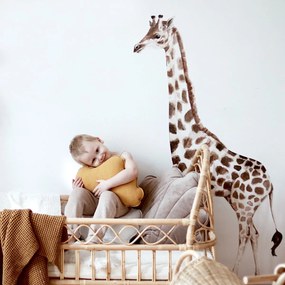 Dekornik Samolepka do detskej izby dobrodružstvo savana / žirafa