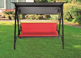 hojdačka RATAN s poduškou ROJAPLAST