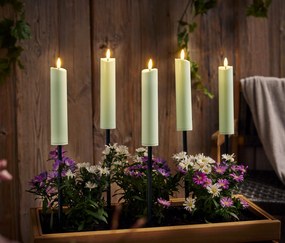 LED záhradné fakle, 5 ks