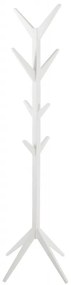 Drevený vešiak Jess 178 cm biely