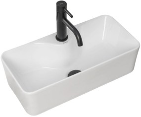 Rea Mery umývadlo na dosku 50x25 cm, biela , REA-U0699