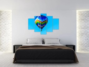 Obraz - Teplovzdušný balón (150x105 cm)