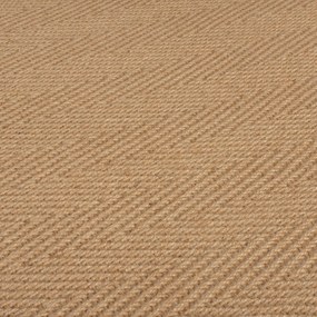 Flair Rugs, Behúň Herringbone Border Kira Green, 60x230, béžová, chodba / predsieň