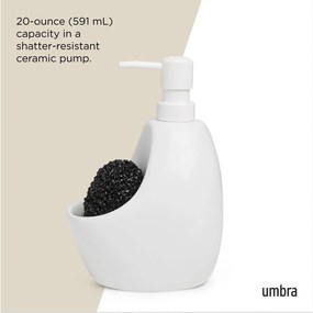 Biely keramický dávkovač mydla 590 ml Joey – Umbra