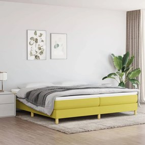 Boxspring posteľ s matracom zelená 200x200 cm látka 3144206