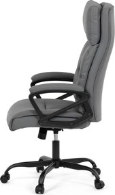 Kancelárske kreslo PEDRO — ekokoža, sivá