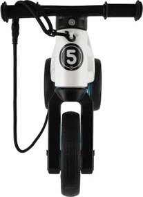 Funny Wheels - Odrážadlo 2v1 RIDER SUPER SPORT biela/čierna/modrá