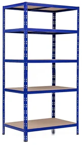 Trestles Balíček 10xSUPER HIT - Policový regál 1800x900x600 Farba: modrá