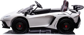 LEAN CARS Elektrické autíčko Lamborghini XXL A8803 biele 24V