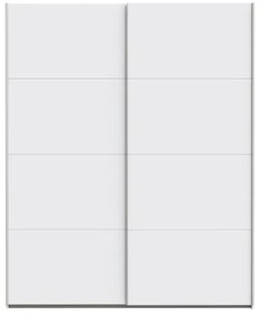 Šatníková skriňa KARO 170x210 cm biela