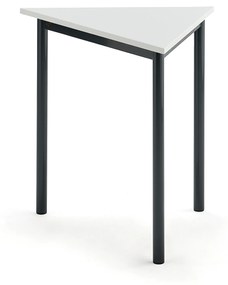 Stôl BORÅS TRIANGEL, 800x700x720 mm, laminát - biela, antracit