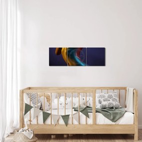 Obraz - Ženský akt (s hodinami) (90x30 cm)