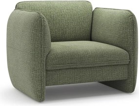 Zelené ženilkové kreslo Georgia – Micadoni