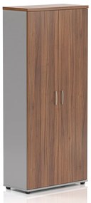 Vysoká skriňa Visio LUX 80 x 38,5 x 183,5 cm, orech