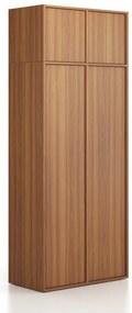 Nadstavba pre skrine FRAME, 2x dvere, 872 x 450 x 427 mm, PUSH-lock, orech