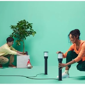 WiZ - LED RGBW Stmievateľná vonkajšia lampa ELPAS LED/4,8W/12/230V IP65 Wi-Fi