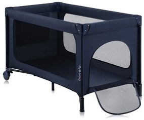 Lionelo - Cestovná postieľka JASMIN EASY FOLD námornícka modrá