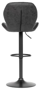 Autronic BONTEC Barová stolička, čierna, látka, AUB-431 BK3 Farba: Čierna
