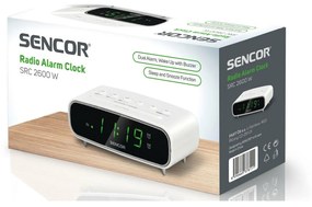 Sencor SRC 2600 W rádiobudík, biela