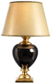 ONLI - Stolná lampa AMADEUS 1xE27/15W/230V 72 cm čierna/zlatá