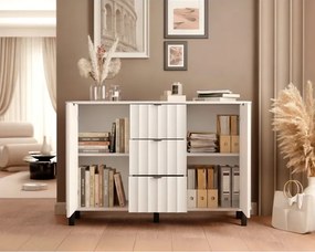 Moderná komoda ONUR 137cm biela