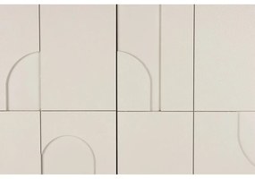 Svetlosivá skrinka 70x140x40 cm Funk – White Label