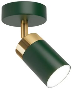 Brilagi - Nástenné bodové svietidlo POKER 1xGU10/25W/230V zelená