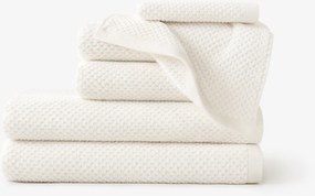 Goldea bavlnený froté uterák / osuška micro pure - vanilkový 30 x 50 cm
