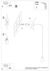 Sollux Lighting Nástenné svietidlo NESO