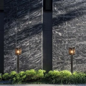 LED Vonkajšia solárna lampa so senzorom LED/2,5W/3,7V 3000K IP54 2000 mAh čierna